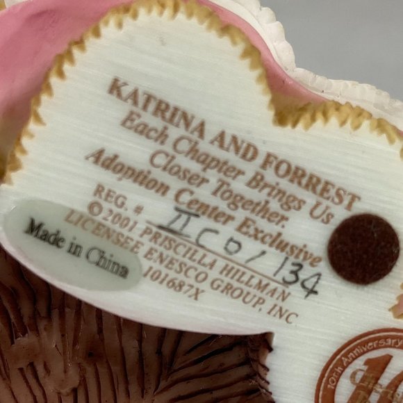 Cherished Teddies Katrina &  Forrest  Each Chapter Brings Us Closer #101687 HTF - Picture 7 of 7